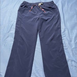 Used Heartsoul navy blue scrub pants Large petite